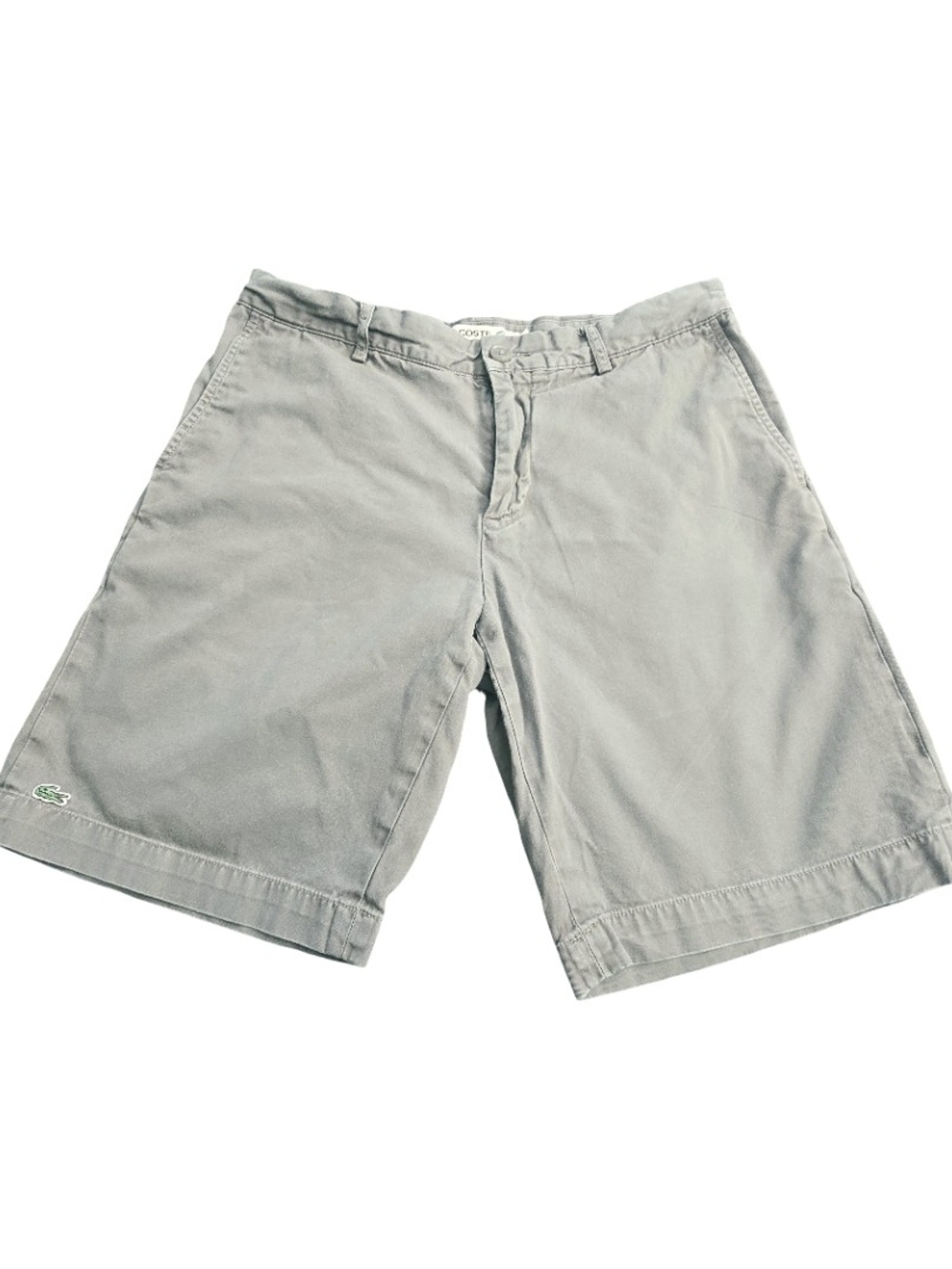 Lacoste Men's Chino Shorts Gray Size 33